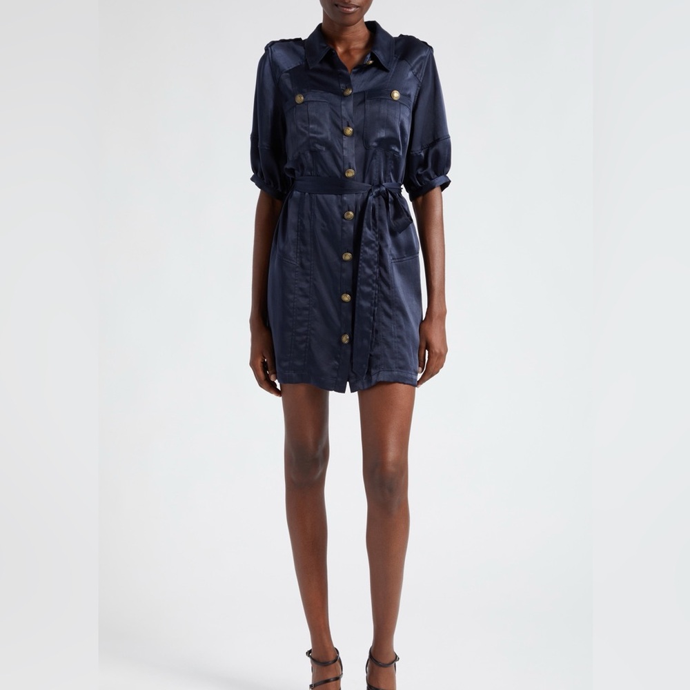 Ramy Brook Murphy Shirt Mini Dress Size 10